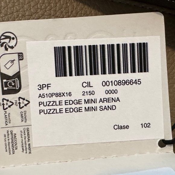 Loewe Mini Puzzle Bag Taupe Leather NWT Retail $2,850 - Picture 11 of 14